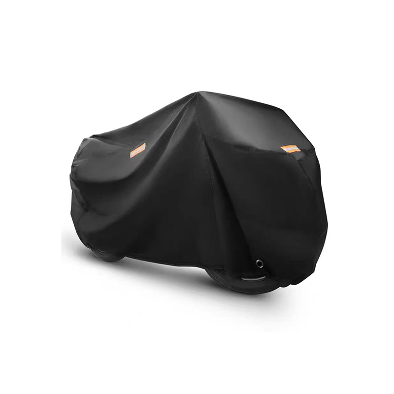 Capa preta universal à prova de vento para motocicleta em tecido oxford